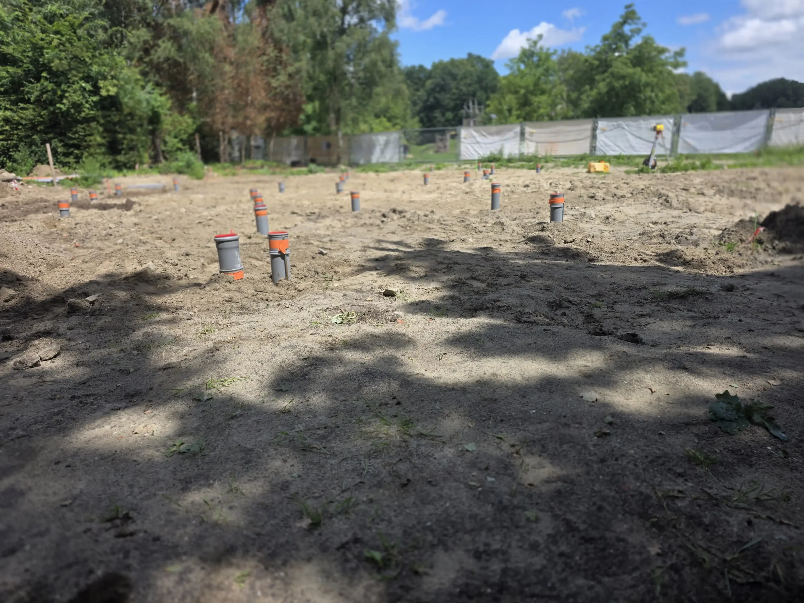 De opbouw in ‘De Gavers’ is gestart